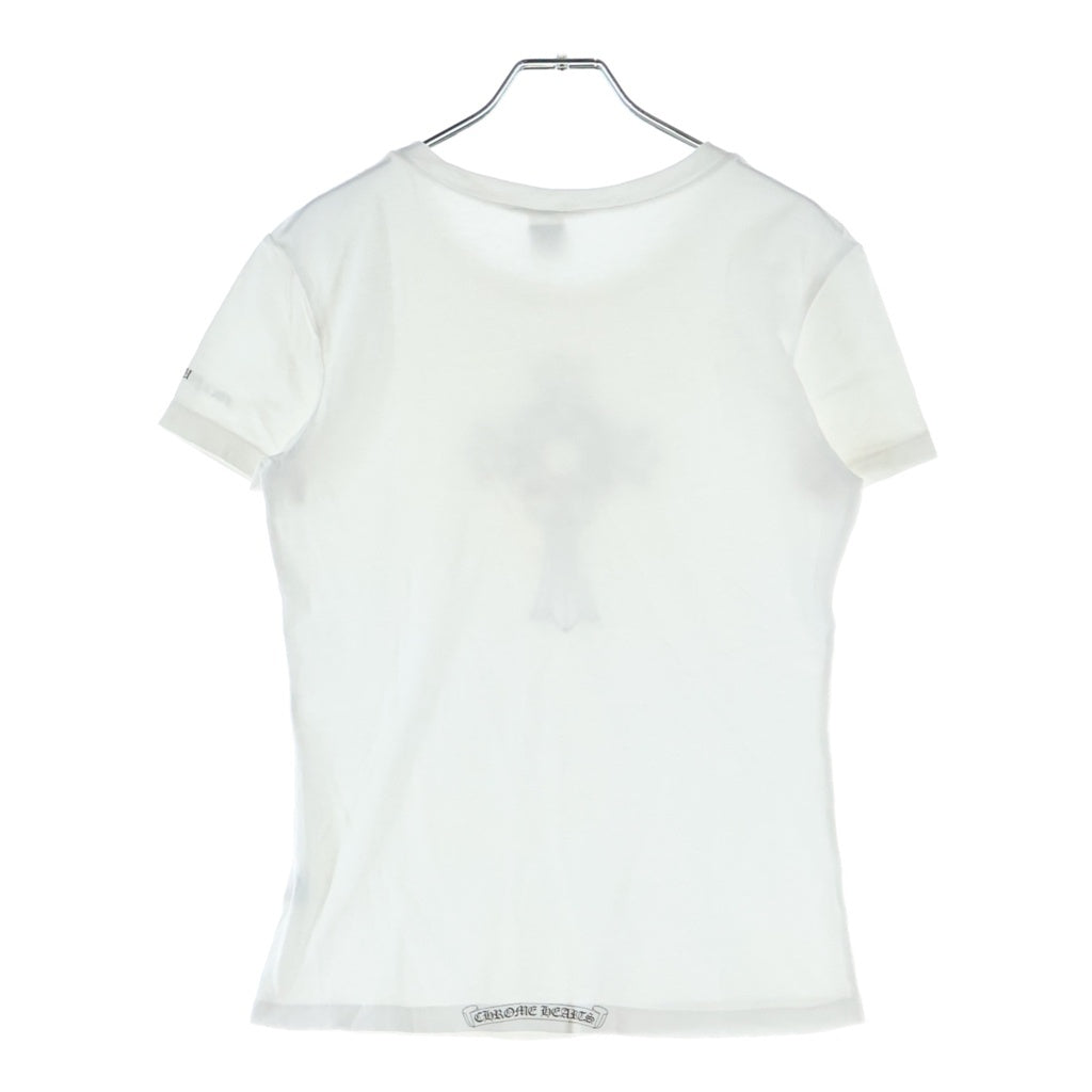 CHROME HEARTS(クロムハーツ) OLD Horseshoe CROSS T-SHIRT ホースシュークロスプリント Tシャツ 半袖 レディース