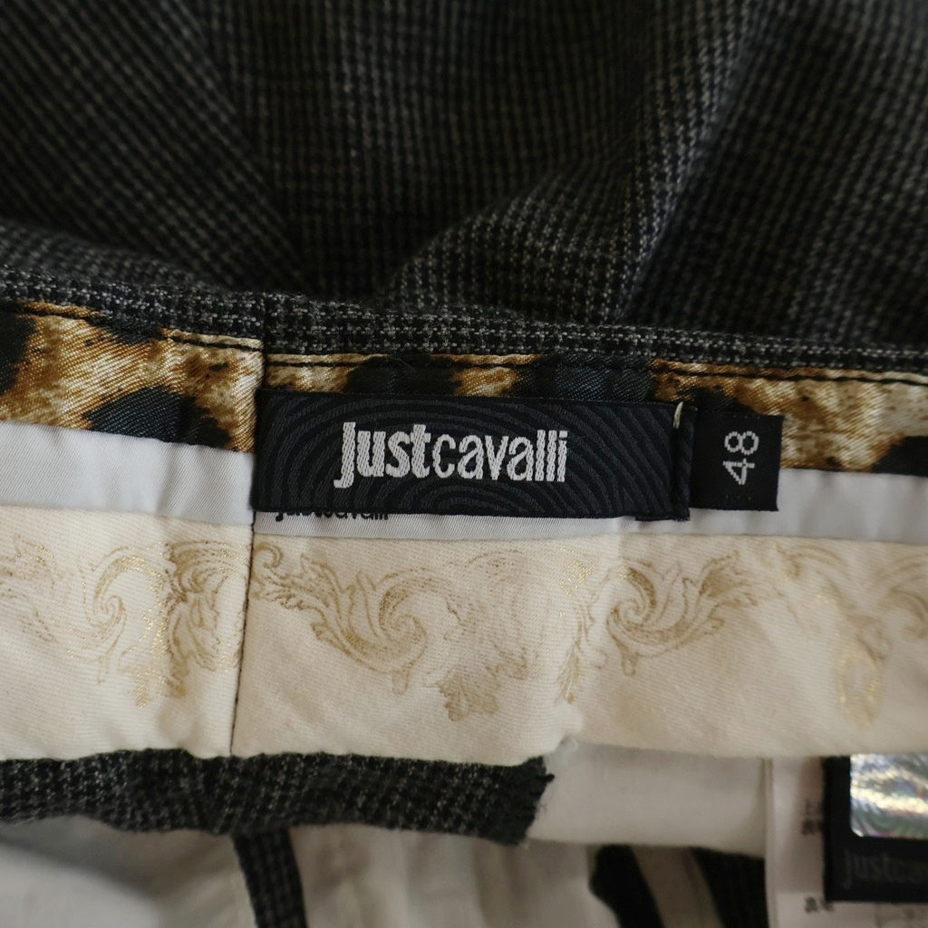 NO BRAND(ノーブランド) 【justcavalli】ジャスト・カヴァリ テーラードジャケット スラックス セットアップ グレー