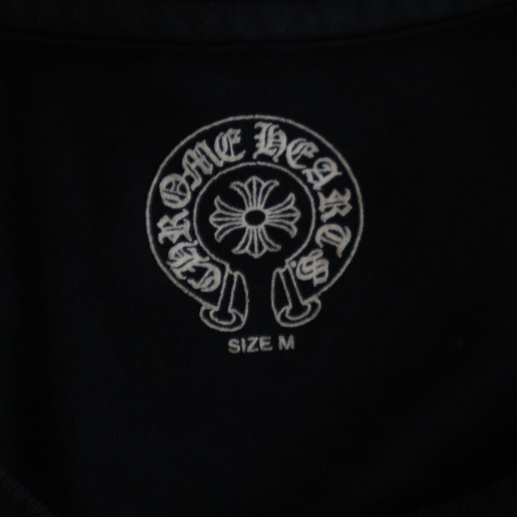 CHROME HEARTS(クロムハーツ) OLD Back Vine Dagger バック ヴァインダガープリント 半袖Tシャツ カットソー ブラック