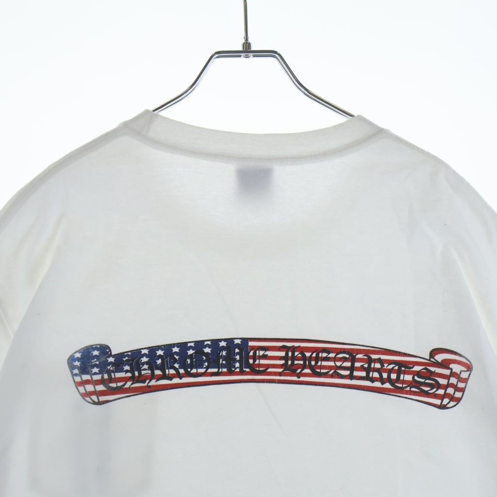 CHROME HEARTS(クロムハーツ) OLD US SCRL L/S TEE 星条旗 スクロール