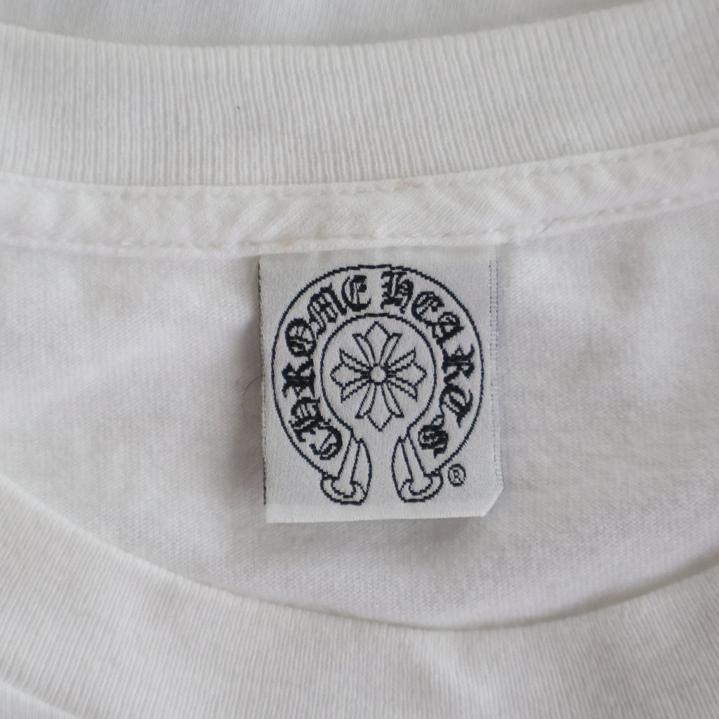 CHROME HEARTS(クロムハーツ) OLD US SCRL L/S TEE 星条旗 スクロールロゴ プリント 長袖Tシャツ カットソー