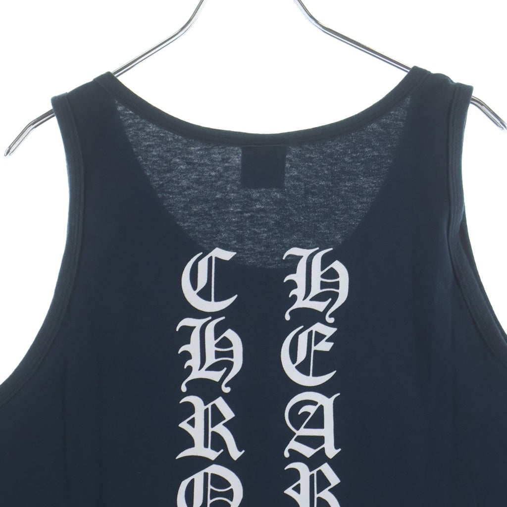 CHROME HEARTS(クロムハーツ) OLD LOGO TANK TOP オールド ロゴプリント タンクトップ ノースリーブ