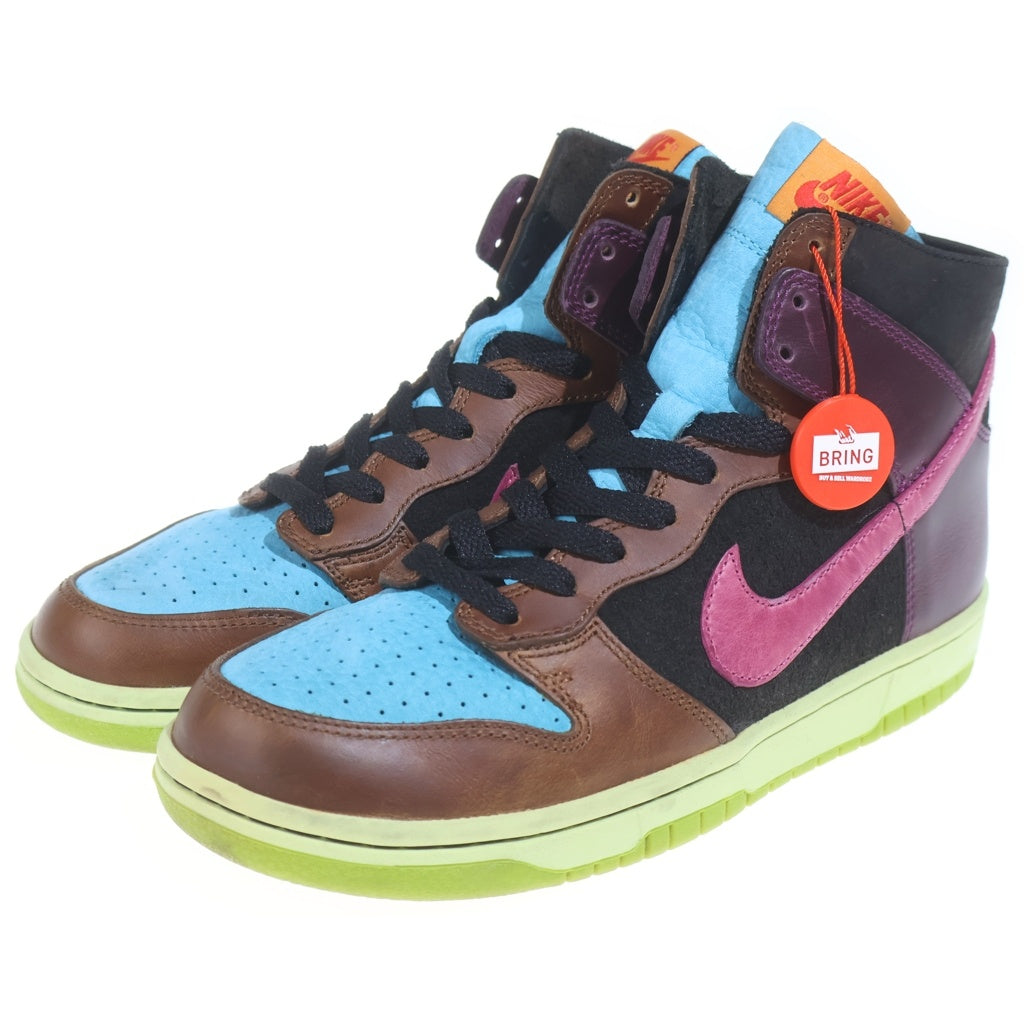 NIKE(ナイキ) 【観賞用 2005年製】 ×UNDEFEATED Dunk High NL アンディフィーテッド ダンク NL ハイカットスニーカー マルチカラー US7/25.0cm 312205-461