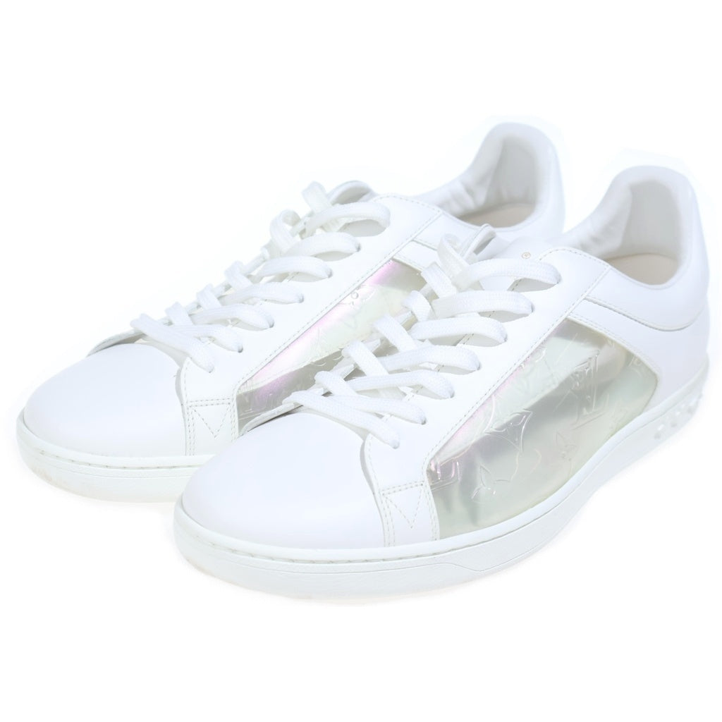 LOUIS VUITTON(ルイヴィトン) ルクセンブルグ ライン モノグラム レザー ローカットスニーカー ホワイト MS0290 SIZE:7