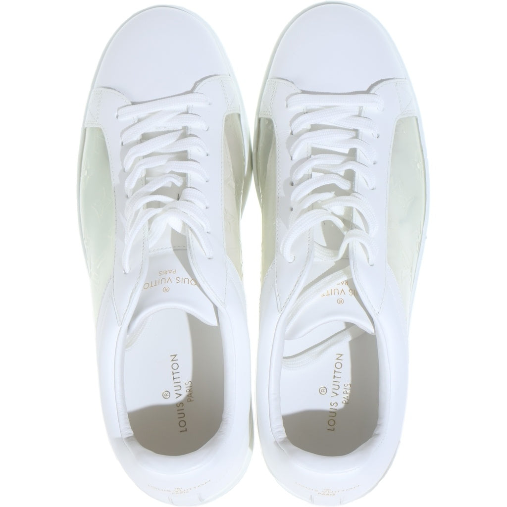 LOUIS VUITTON(ルイヴィトン) ルクセンブルグ ライン モノグラム レザー ローカットスニーカー ホワイト MS0290 SIZE:7