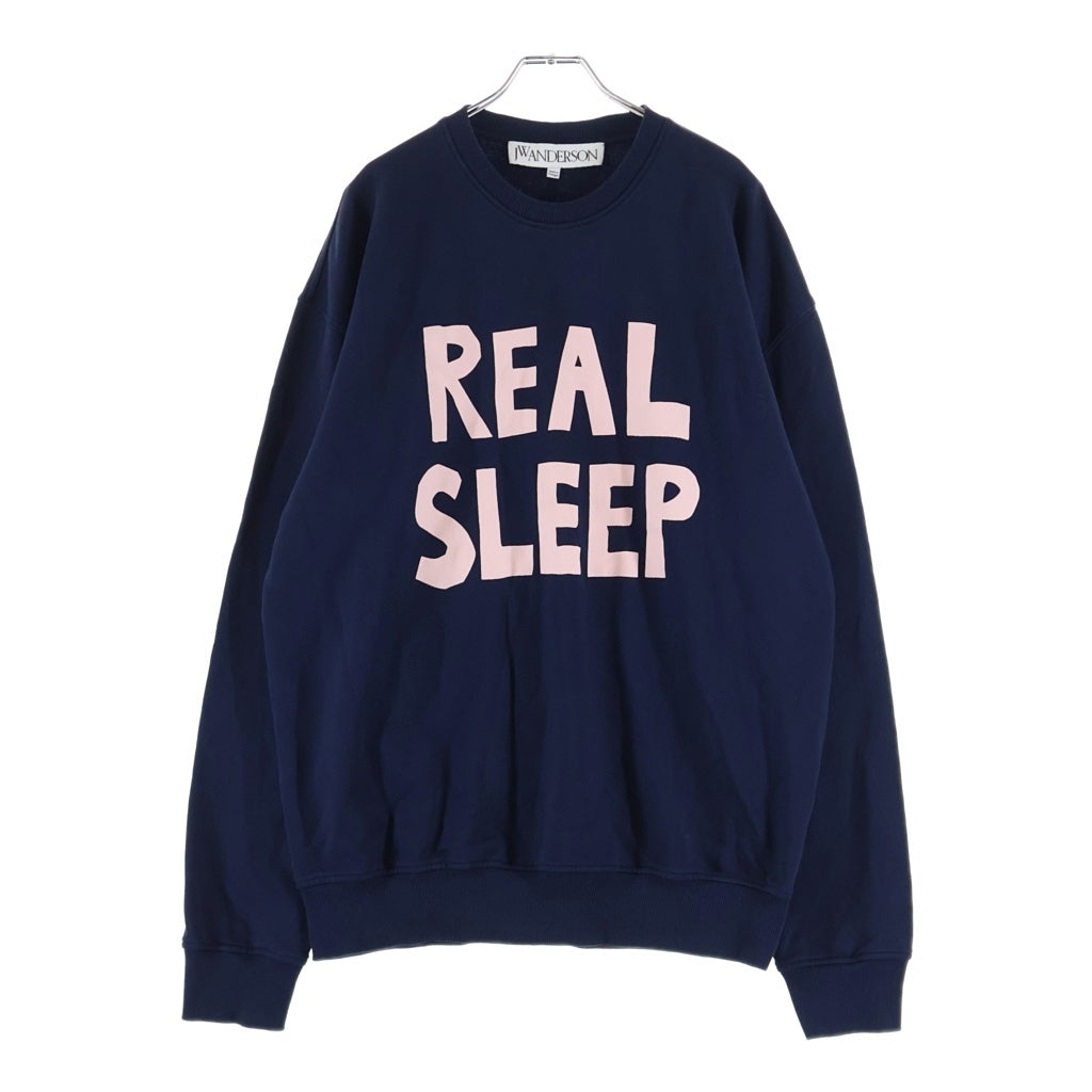 J.W.ANDERSON(ジェー ダブリュー アンダーソン) Real sleep Sweatshirt Navy スウェットシャツ 長袖 ネイビー