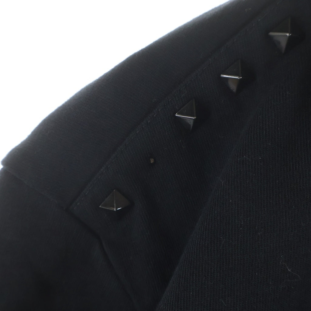 VALENTINO(ヴァレンティノ) ロックスタッズ ロゴTシャツ ブラック サイズL 2V3MG13C969