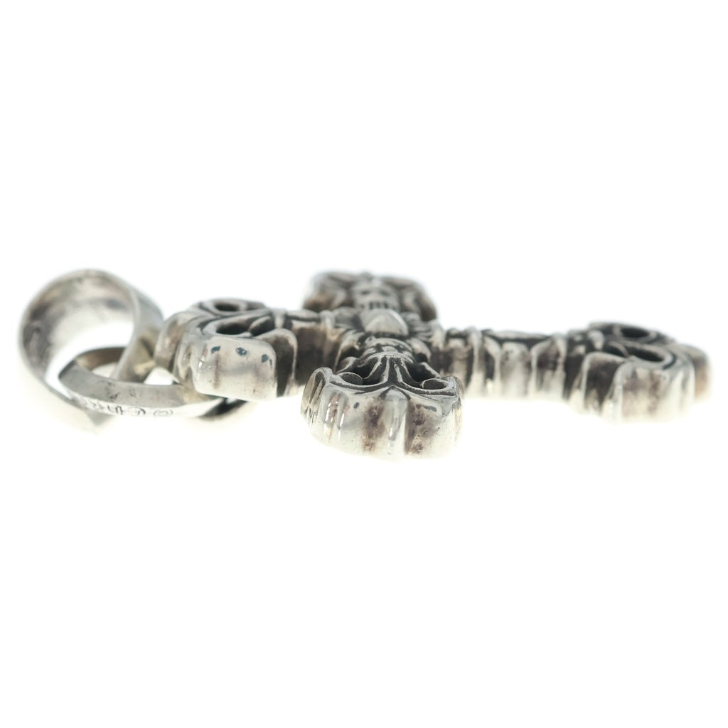 CHROME HEARTS(クロムハーツ) FILIG CROSS-XSM W BALE フィリグリークロスXSベイル wベイル ネックレストップ シルバー BCA262