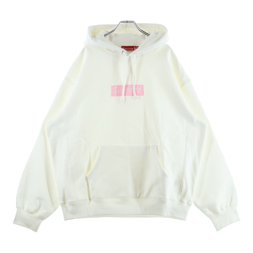 SUPREME(シュプリーム) 25AW Box Logo Hooded Sweatshirt ボックスロゴ フーデッド スウェットシャツ プルオーバーパーカー ホワイト
