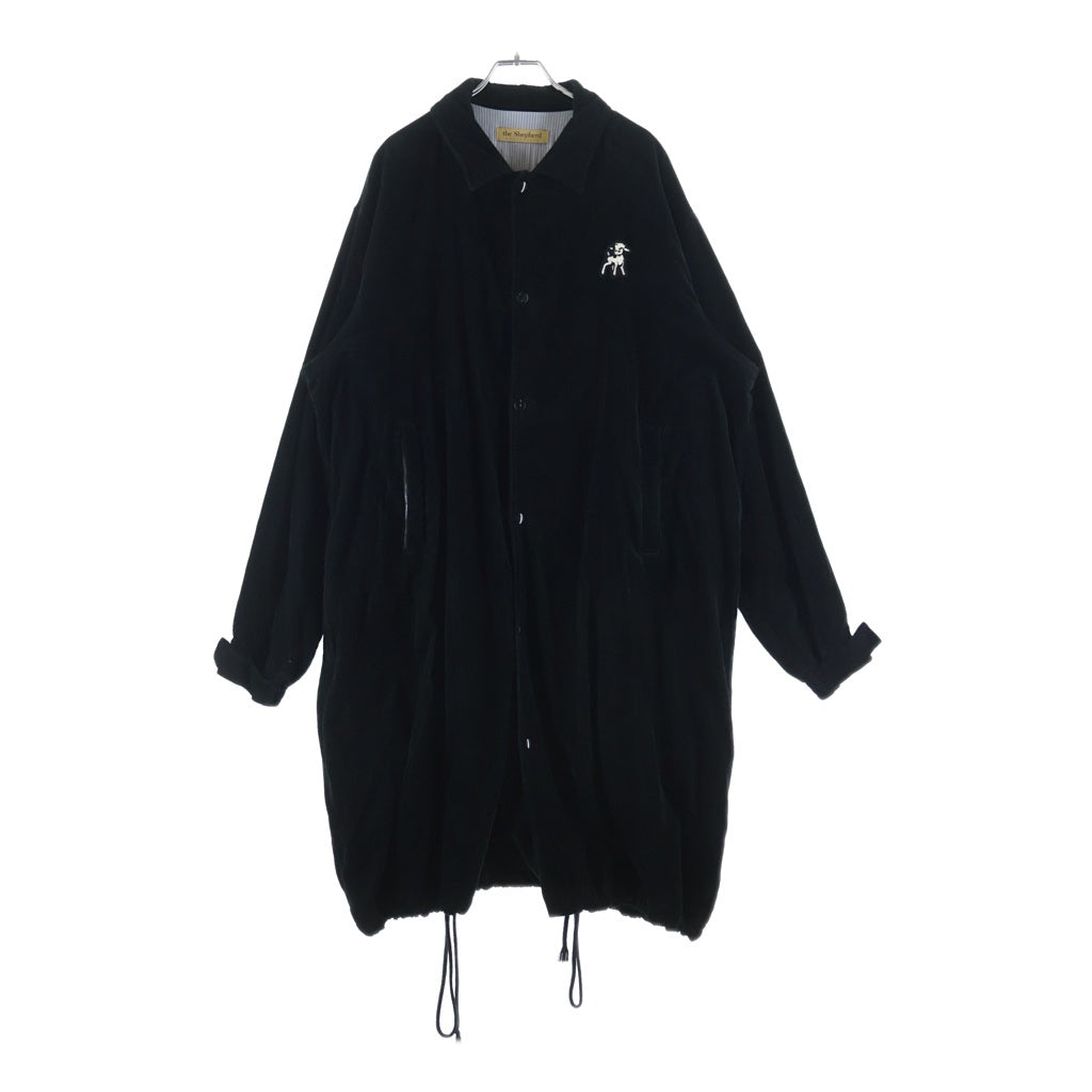 UNDERCOVER(アンダーカバー) 20AW The Shepherd USZ4301 コーデュロイ裏FL ロングコート チャコール アウター ブラック
