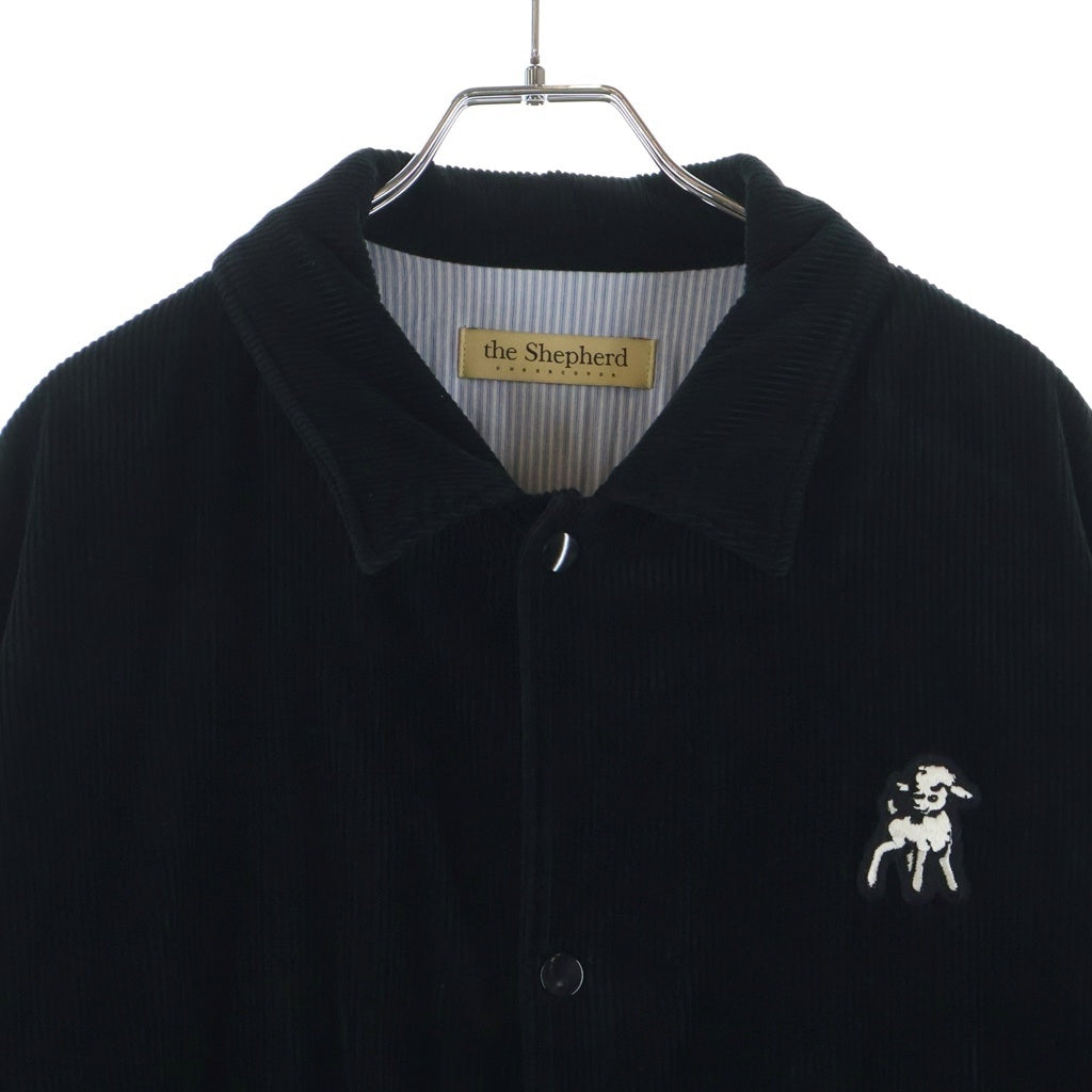 UNDERCOVER(アンダーカバー) 20AW The Shepherd USZ4301 コーデュロイ裏FL ロングコート チャコール アウター ブラック