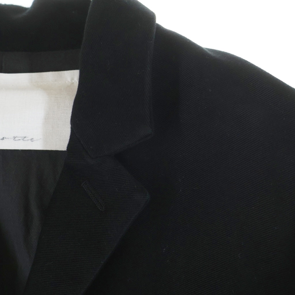 NO BRAND(ノーブランド) nonnotte ノノット テーラードジャケット レーヨン N-23A-009 ブラック