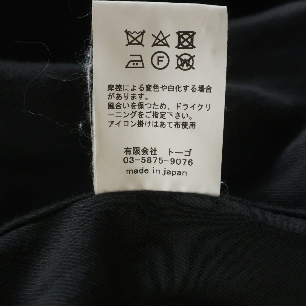 NO BRAND(ノーブランド) nonnotte ノノット テーラードジャケット レーヨン N-23A-009 ブラック