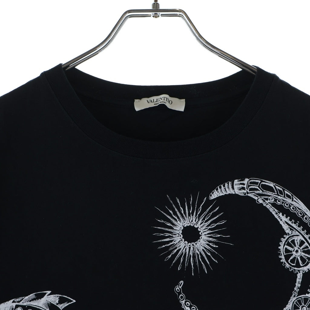 VALENTINO(ヴァレンティノ) Dreamastic グラフィックプリント クールネック 半袖Tシャツ カットソー XVDKC10C6LE ブラック