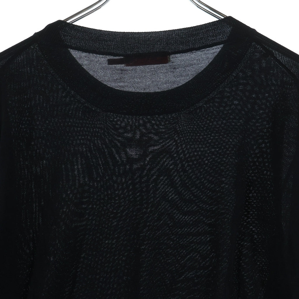 VALENTINO(ヴァレンティノ) クールネック ウールニットセーター XVDKC10C6LE ブラック