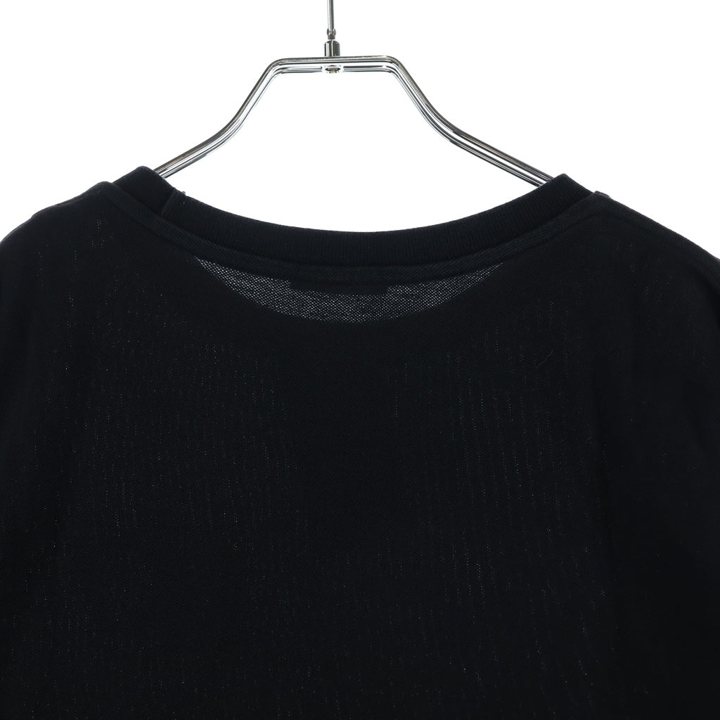 MONCLER(モンクレール) ロゴ刺繍 半袖 Tシャツ カットソー G20938C00005 84720 ブラック レディース