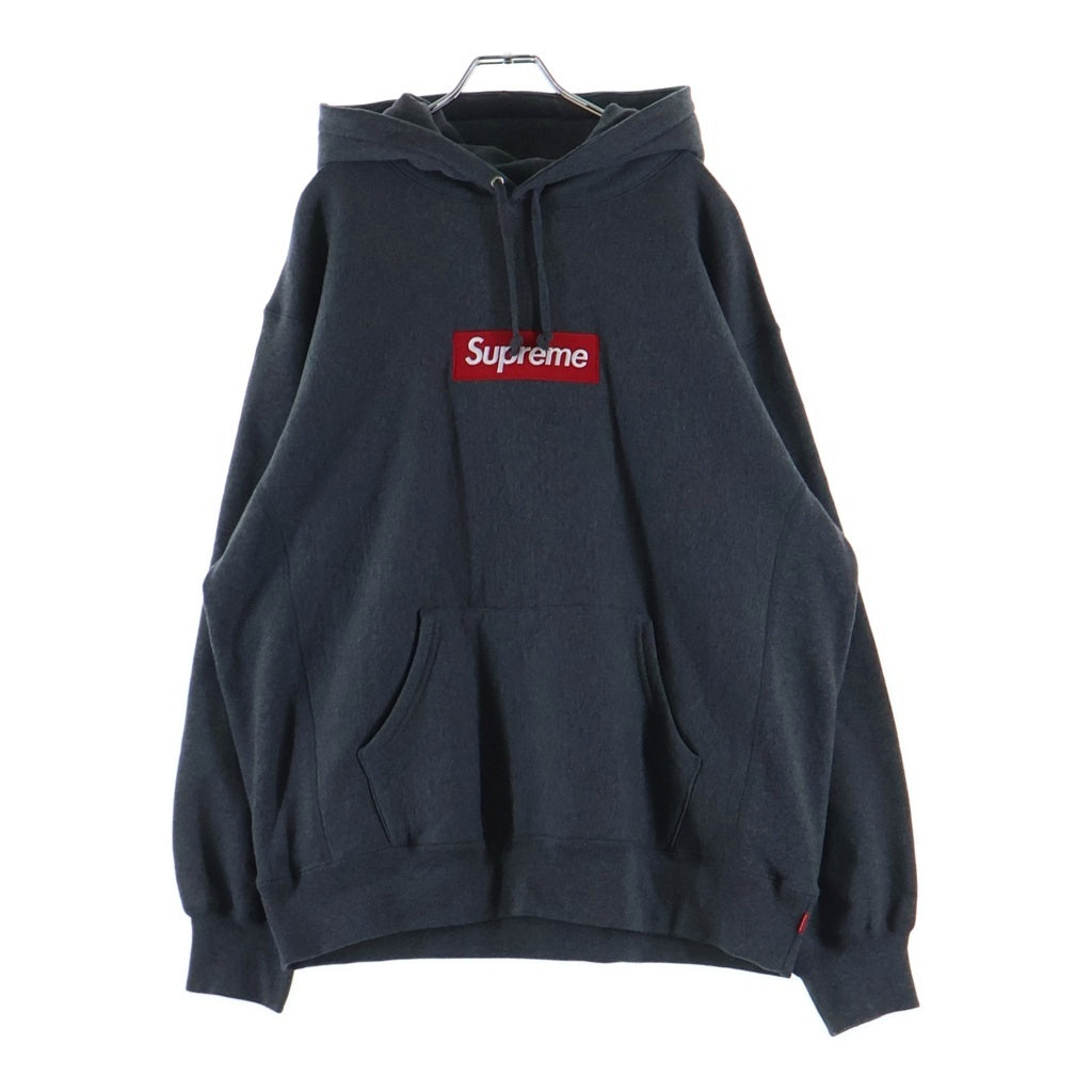 SUPREME(シュプリーム) 21AW Box Logo Hooded Sweatshirt ボックスロゴ プルオーバーパーカー フーディー ダークグレー