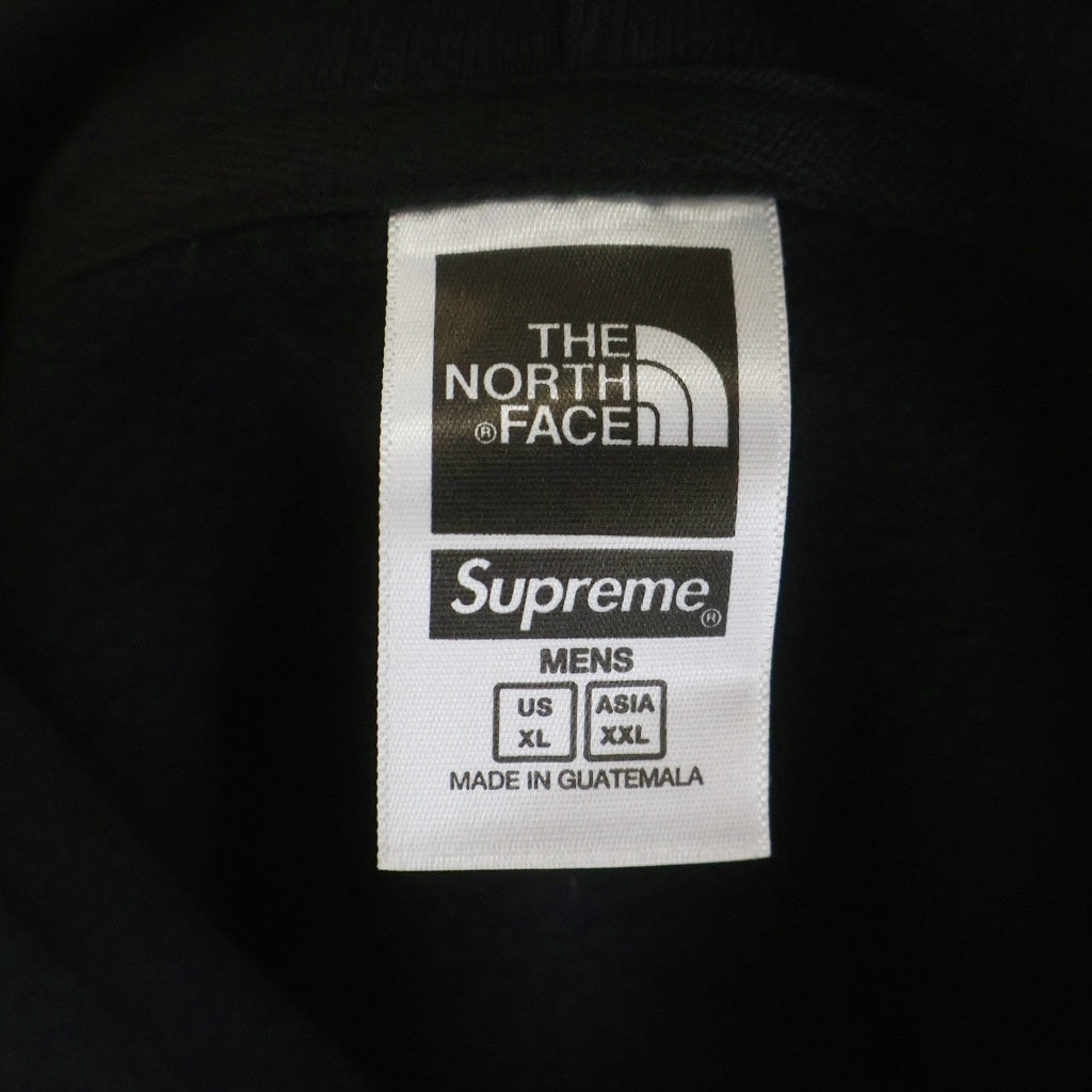 SUPREME(シュプリーム) 22SS ×THE NORTH FACE Bandana Hooded SweatShirt ×ノースフェイス バンダナフーディースウェットシャツ ブラック/ライトブルー パーカー NT022081