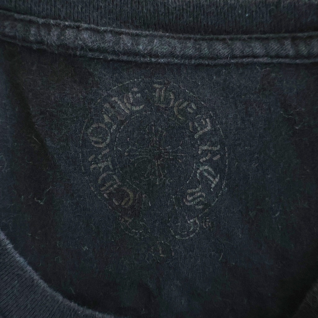 CHROME HEARTS(クロムハーツ) STAFF Horse Shoe Logo L/S T-SHIRT スタッフ ホースシュー 長袖Tシャツ ロングスリーブ ブラック