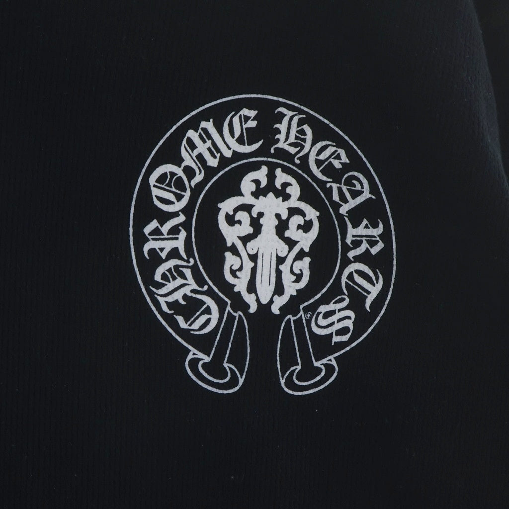 CHROME HEARTS(クロムハーツ) American Flag Vine Dagger Horseshoe Tee アメリカンフラッグ ヴァインダガー ホースシュー 星条旗 長袖Tシャツ カットソー ブラック サーマル