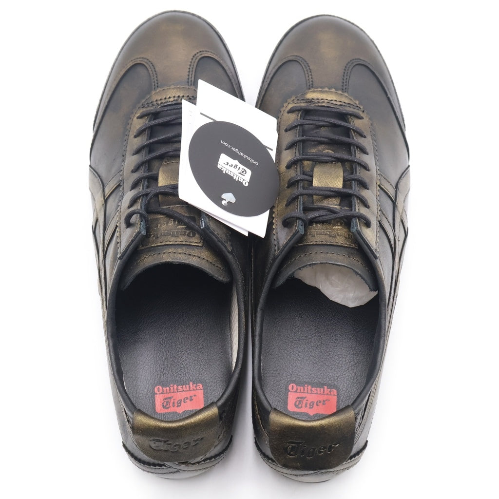 Onitsuka Tiger(オニツカタイガー) Mexico 66 Deluxe メキシコ 66 デラックス ローカットスニーカー ブラック/ゴールド US9 1/2 /27.5cm
