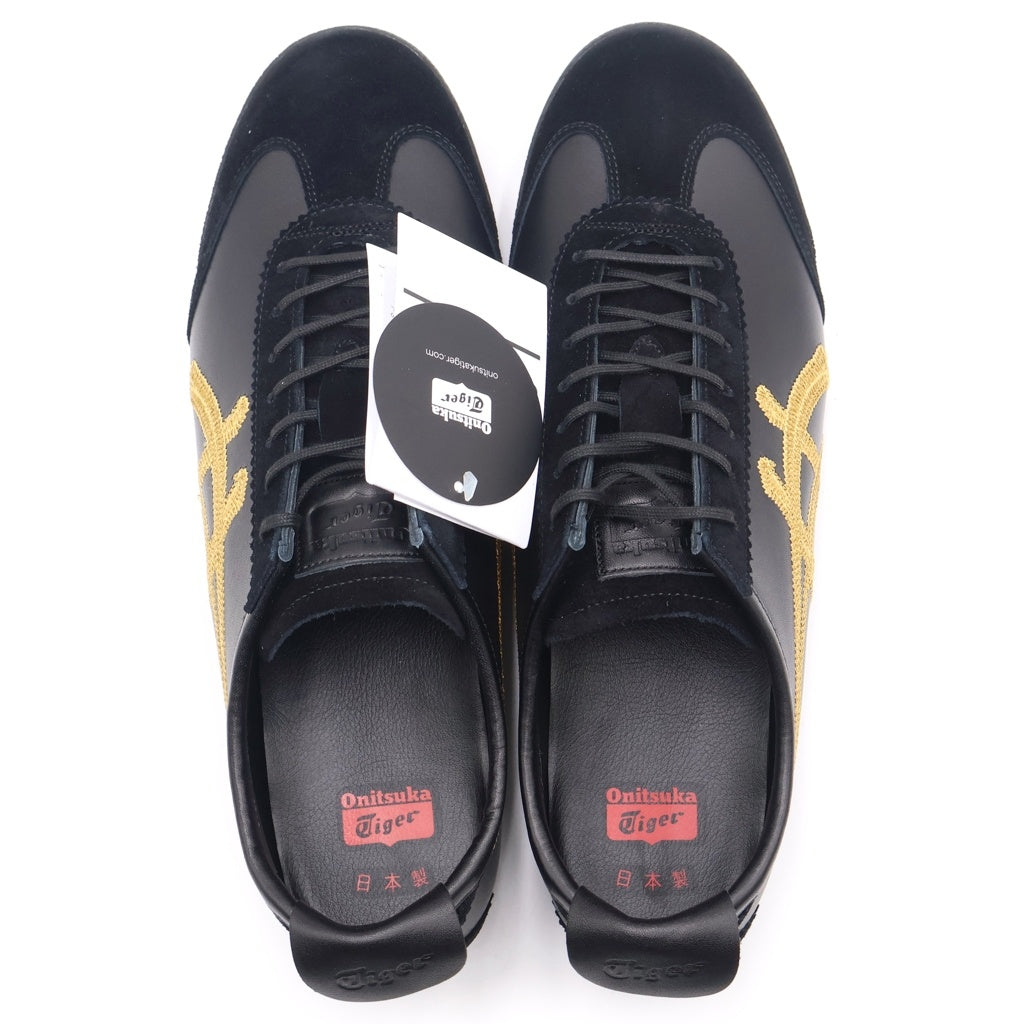 Onitsuka Tiger(オニツカタイガー) Mexico 66 Deluxe メキシコ 66 デラックス ローカットスニーカー ブラック/ゴールド US9 1/2 /27.5cm