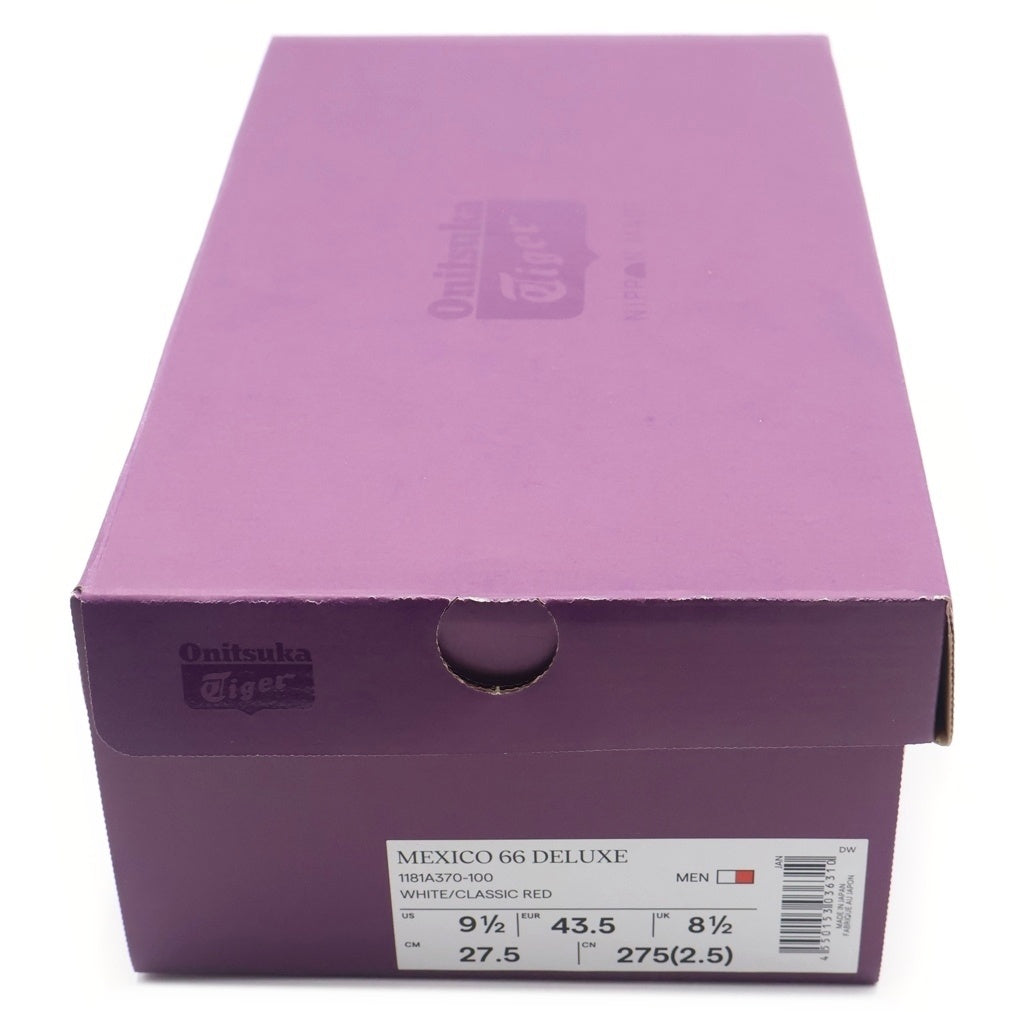 Onitsuka Tiger(オニツカタイガー) Mexico 66 Deluxe メキシコ 66 デラックス ローカットスニーカー ブラック/ゴールド US9.5/27.5cm