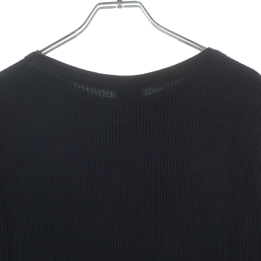 CHROME HEARTS(クロムハーツ) OLD オールド ヴァインダガー刺繍 サーマル 長袖Tシャツ ブラック/レッド