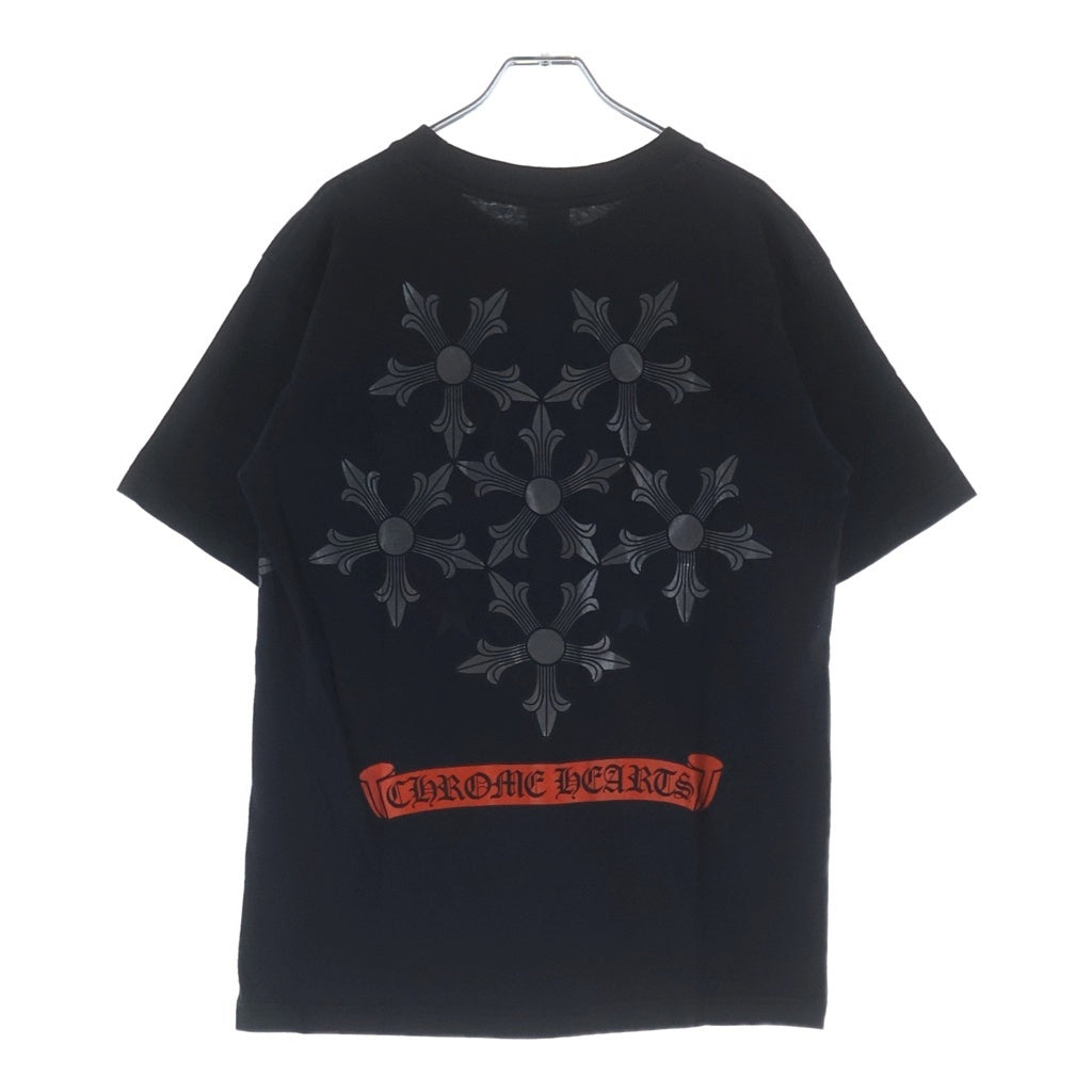 CHROME HEARTS(クロムハーツ) OLD STAR オールドスター 胸ポケット 半袖Tシャツ カットソー ブラック