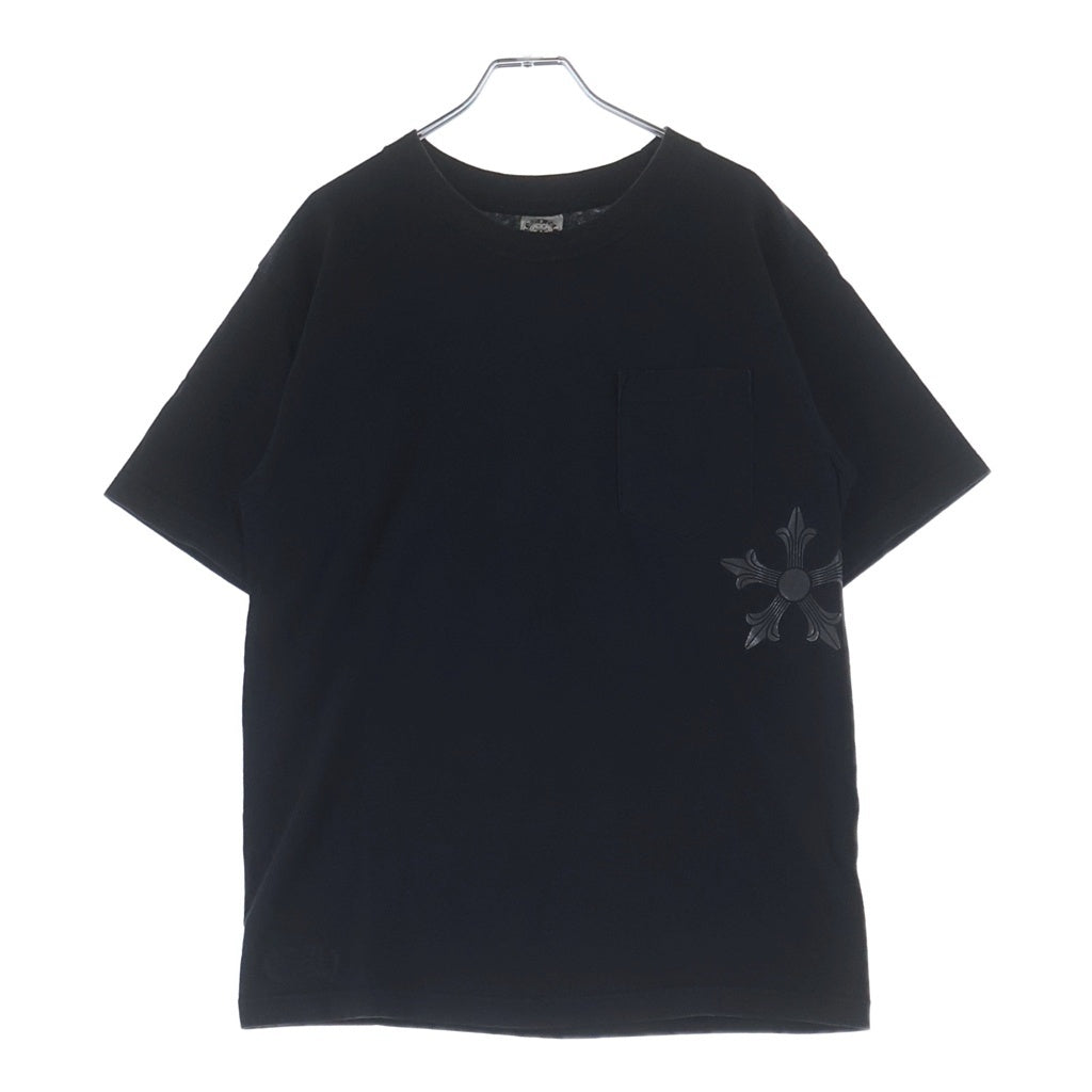 CHROME HEARTS(クロムハーツ) OLD STAR オールドスター 胸ポケット 半袖Tシャツ カットソー ブラック