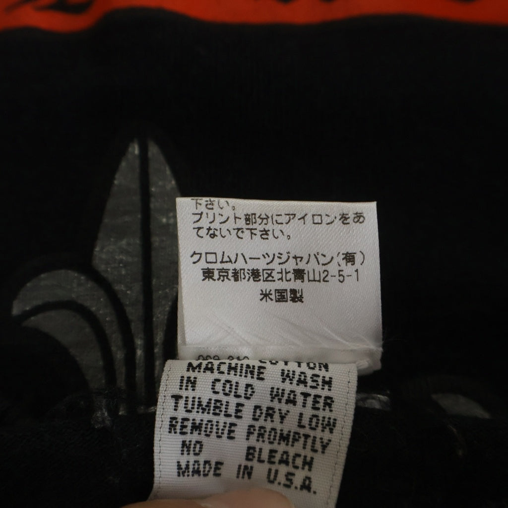 CHROME HEARTS(クロムハーツ) OLD STAR オールドスター 胸ポケット 半袖Tシャツ カットソー ブラック