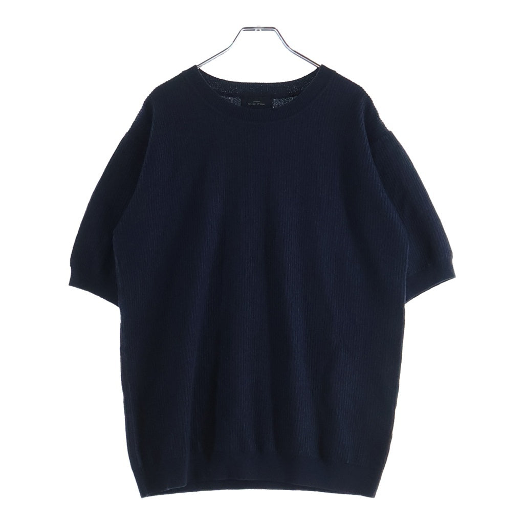 RECENCY OF MINE(リーセンシーオブマイン) ニット セーター 半袖Tシャツ 0048-80-41001 ネイビー