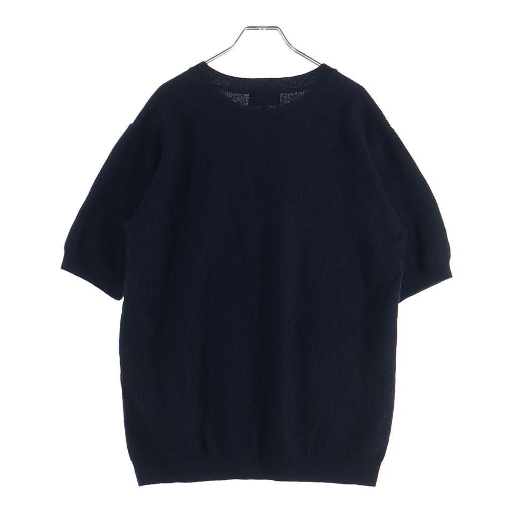 RECENCY OF MINE(リーセンシーオブマイン) ニット セーター 半袖Tシャツ 0048-80-41001 ネイビー