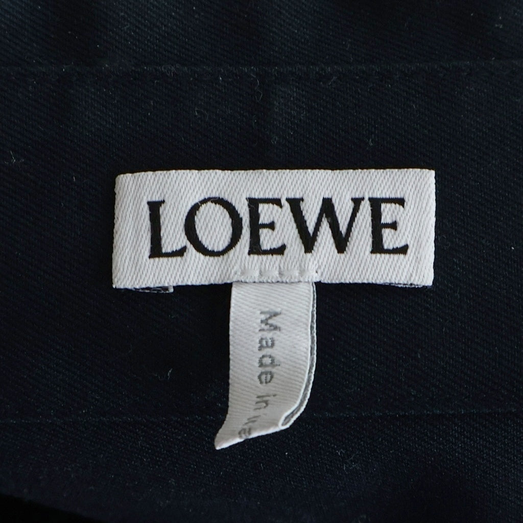 LOEWE(ロエベ) アナグラム刺繍 胸ポケット 長袖シャツ H526Y05XAN ネイビー