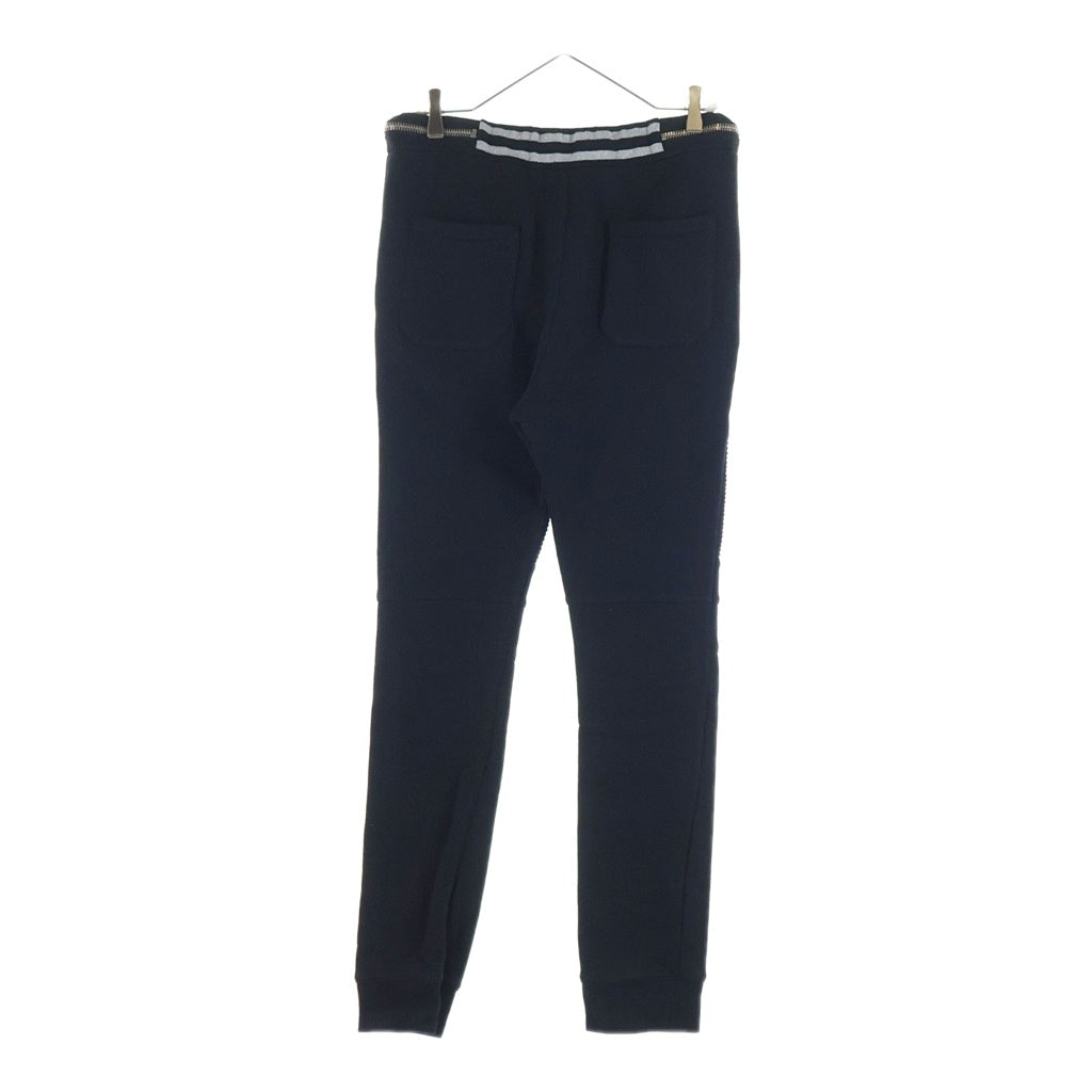 BALMAIN(バルマン) 18AW バイカー ジップ トラックパンツ W8H5584J093 ブラック