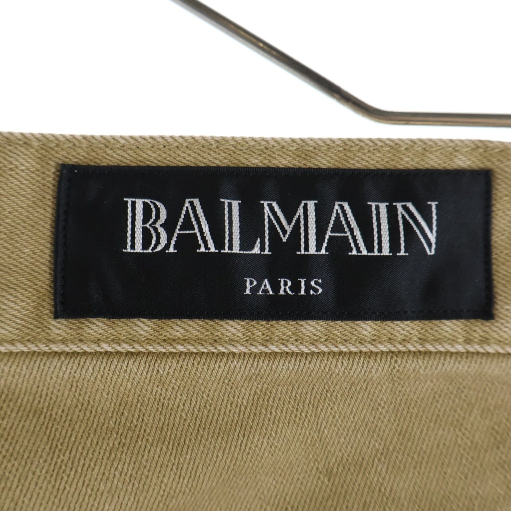BALMAIN(バルマン) ストレッチ スキニーロングパンツ ベージュ S7H5012T033