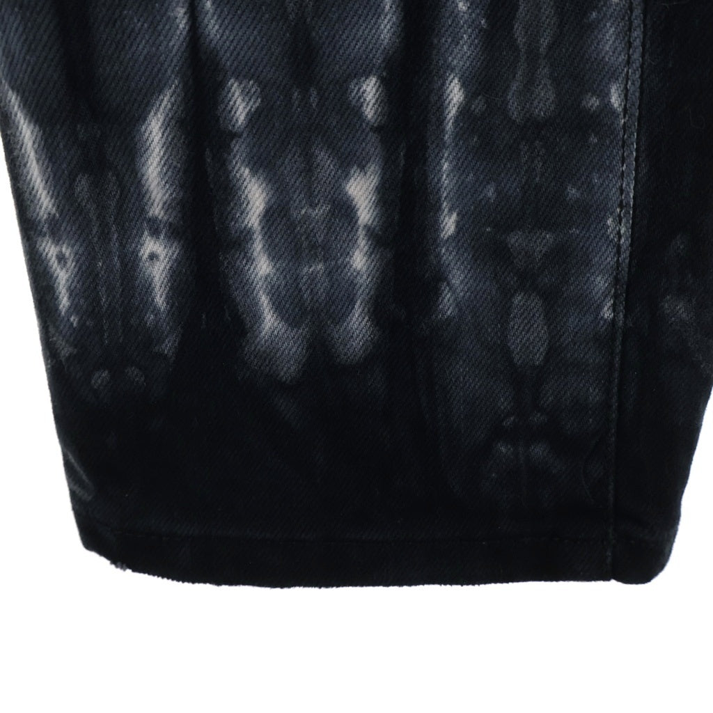BALMAIN(バルマン) バイカー 蛇腹 ダメージ加工 スリム デニムパンツ ジーンズ S8H9131T149L