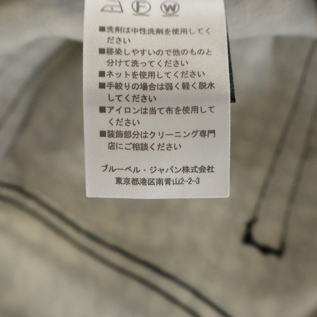 BALMAIN(バルマン) ダメージ加工 千鳥柄 ストレッチ デニム スキニーパンツ W7H9008T022D ブラック/ホワイト
