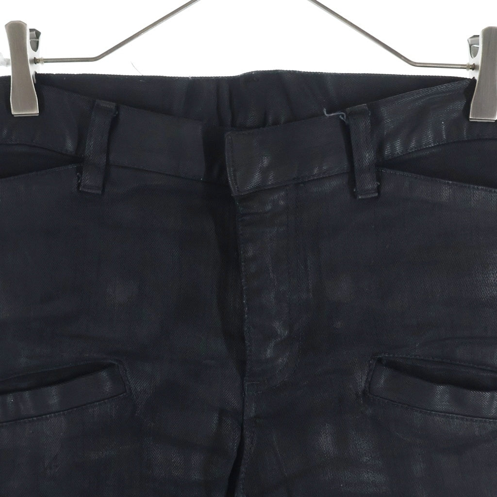 BALMAIN(バルマン) コーティング スキニーパンツ デニム T548 B363 ブラック