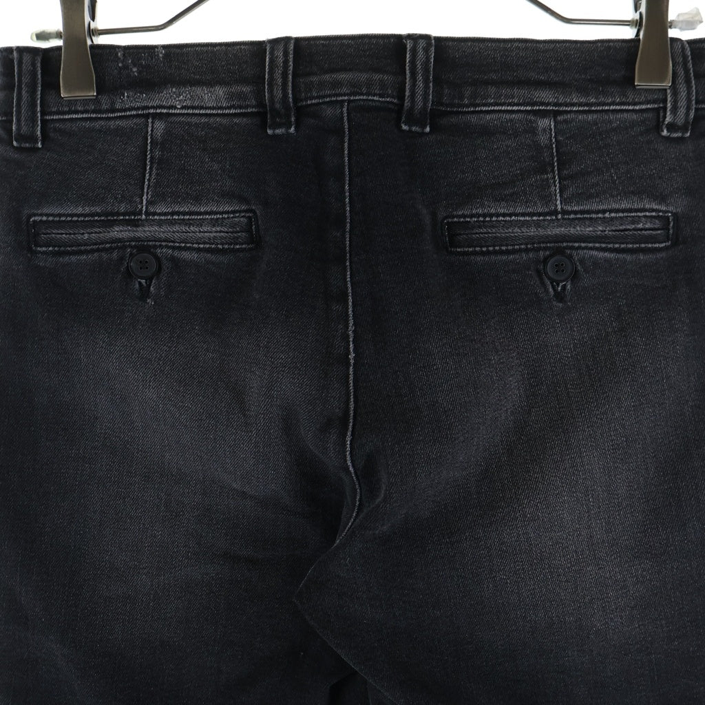 BALMAIN(バルマン) 蛇腹 クラッシュスキニーデニムパンツ S7H9528T097 ブラック