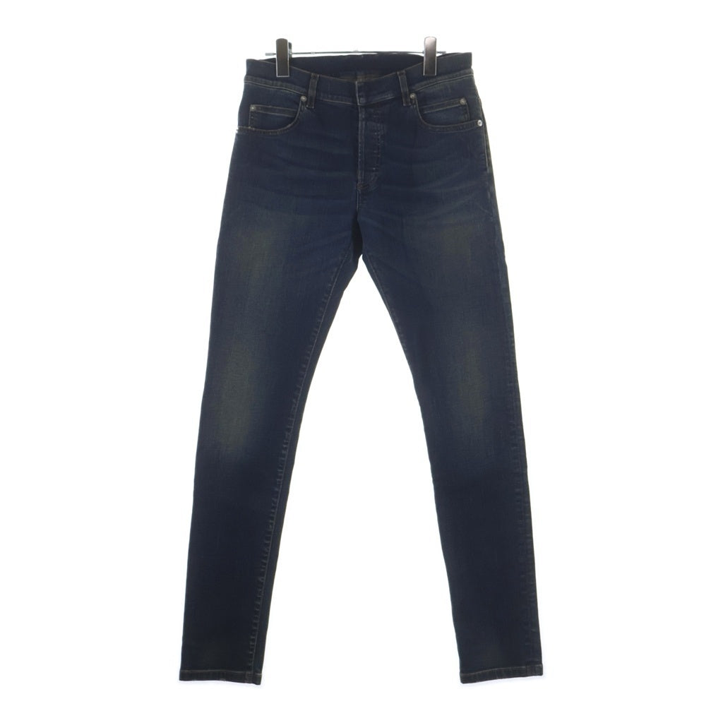 BALMAIN(バルマン) ユーズド加工 スリム デニムパンツ W7H9008T132 インディゴ