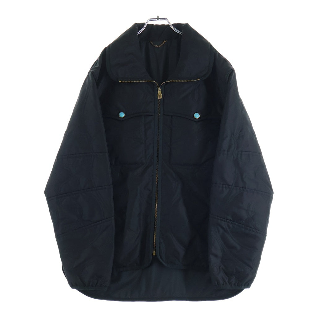 LOUIS VUITTON(ルイヴィトン) 24AW ターコイズボタン キルテッド オーバーシャツ ジャケット ブラック RM242M LKK HRB63E