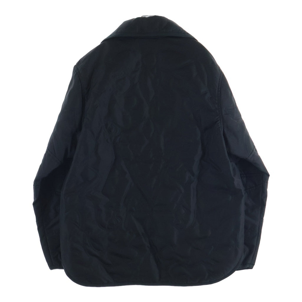 LOUIS VUITTON ルイヴィトン 24AW ターコイズボタン キルテッド オーバーシャツ ジャケット ブラック RM242M LKK HRB63E LOUIS VUITTON(ルイヴィトン) 24AW ターコイズボタン キルテッド