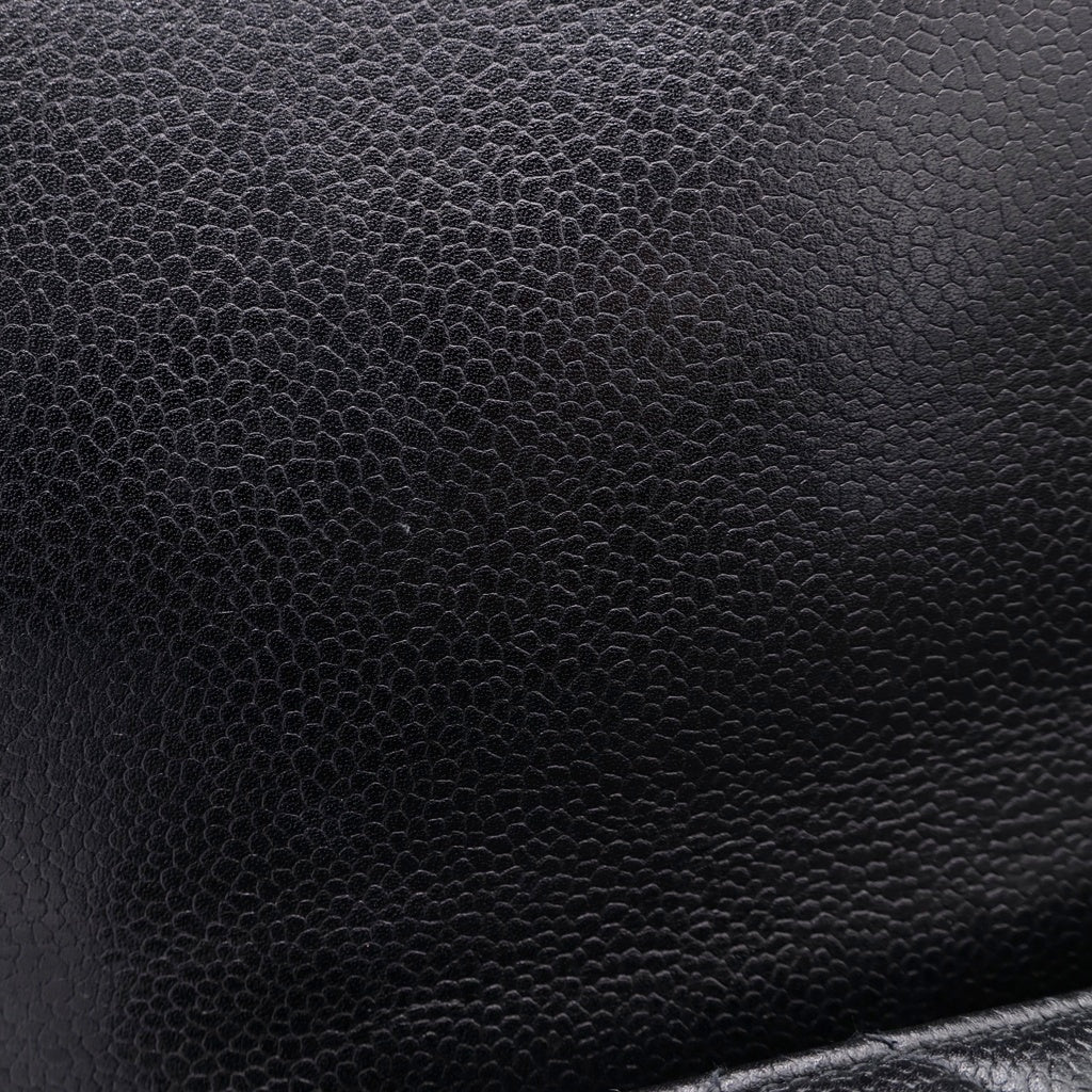 CHANEL(シャネル) ココハンドル キャビアスキン 黒 ハンドバッグ GD金具 レディース