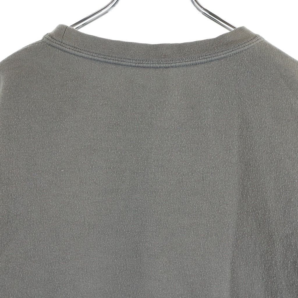 STUSSY(ステューシー) 00s フロントロゴ 長袖 スウェット 裏起毛 グレー