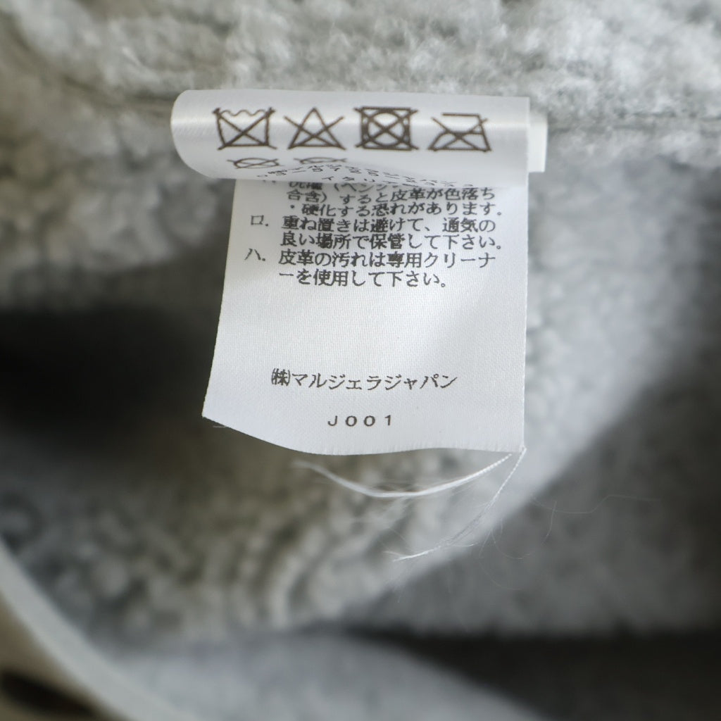 Maison Martin Margiela(メゾンマルタンマルジェラ) SHEARLING JACKET LONG レザームートン シアリングジャケット グレー