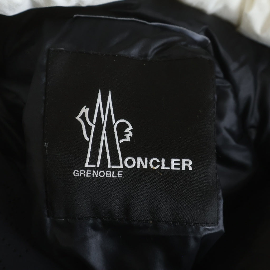 MONCLER(モンクレール) GRENOBLE MONTELEGER グルノーブル フーディー ジップアップダウンジャケット ホワイト