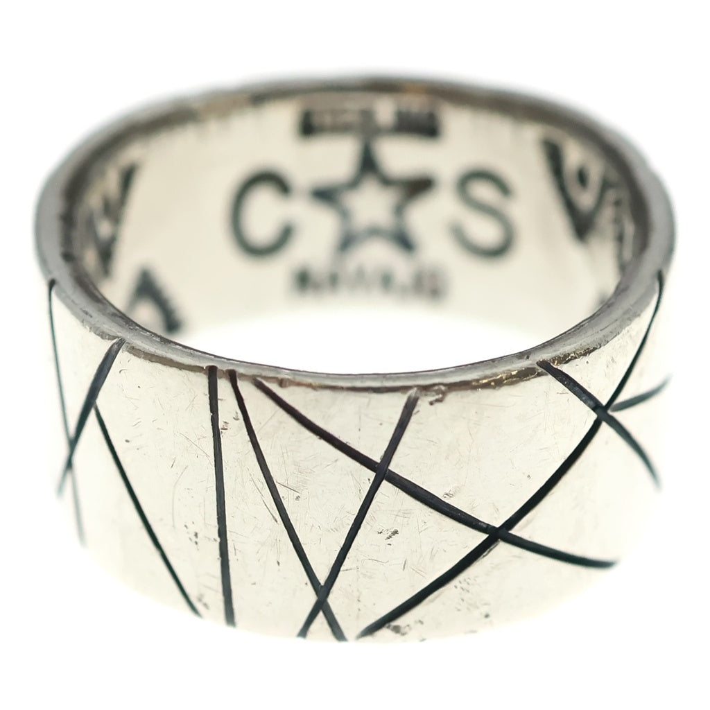 CODY SANDERSON(コディーサンダーソン) CROSS RING クロスライン デザインリング シルバー