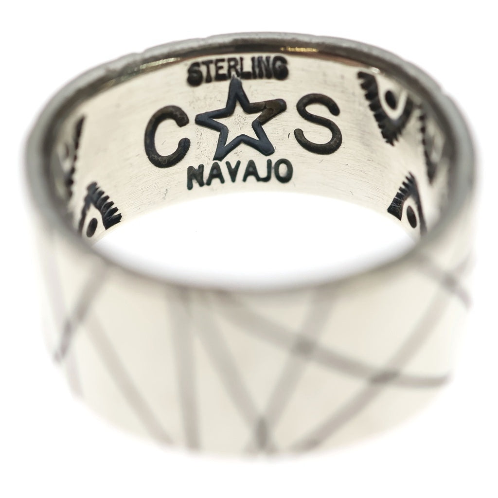 CODY SANDERSON(コディーサンダーソン) CROSS RING クロスライン デザインリング シルバー