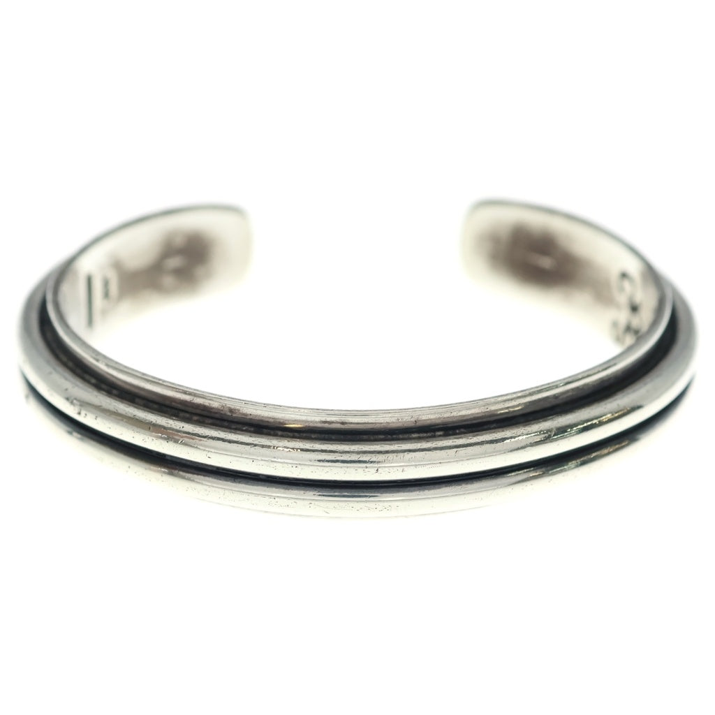 CODY SANDERSON(コディーサンダーソン) W WIRE PLAINEDGE BRACELET ダブルワイヤー バングル シルバー レディース